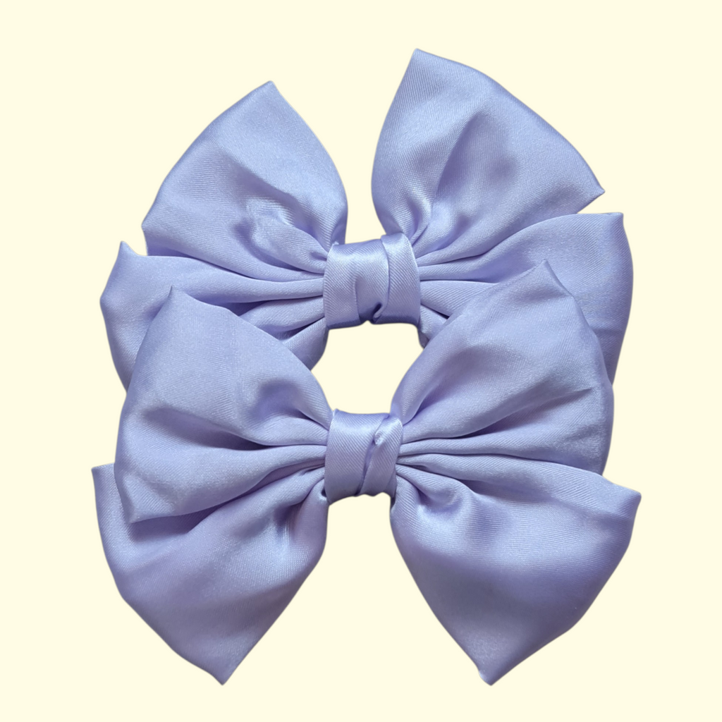 Bow Purple Crocs Charms x2