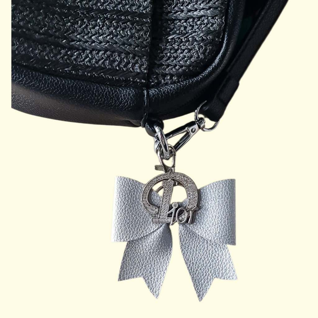 Silver Silver Dior Bag Charm