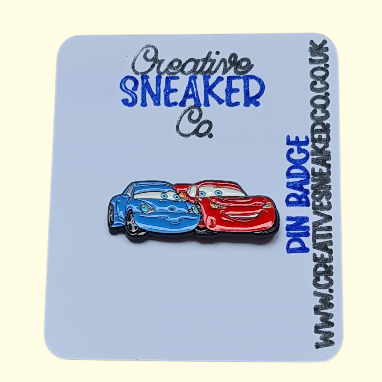 Cars Sally and McQueen Pin Badge