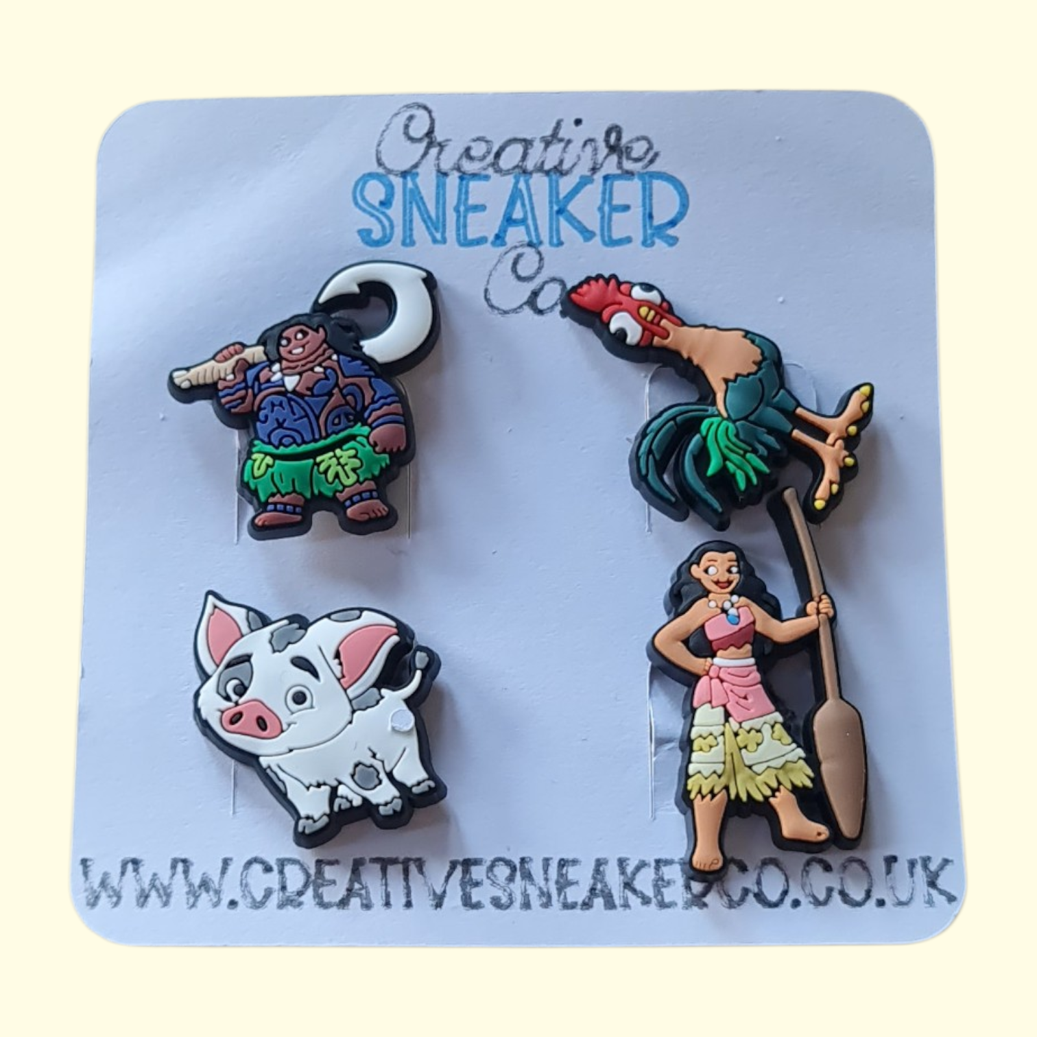 Moana Crocs Charms x4