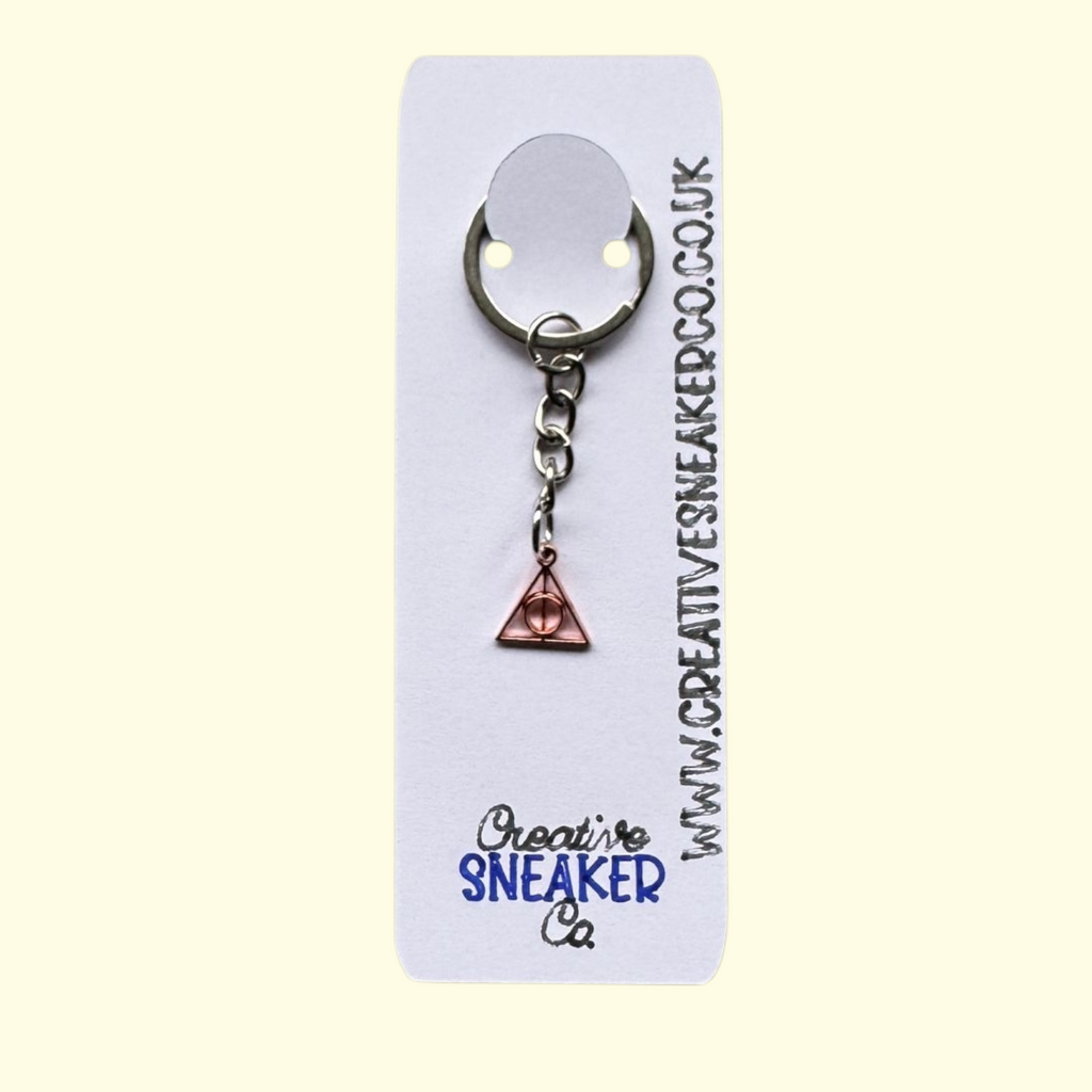 Harry Potter Deathly Hallows Copper Keyring