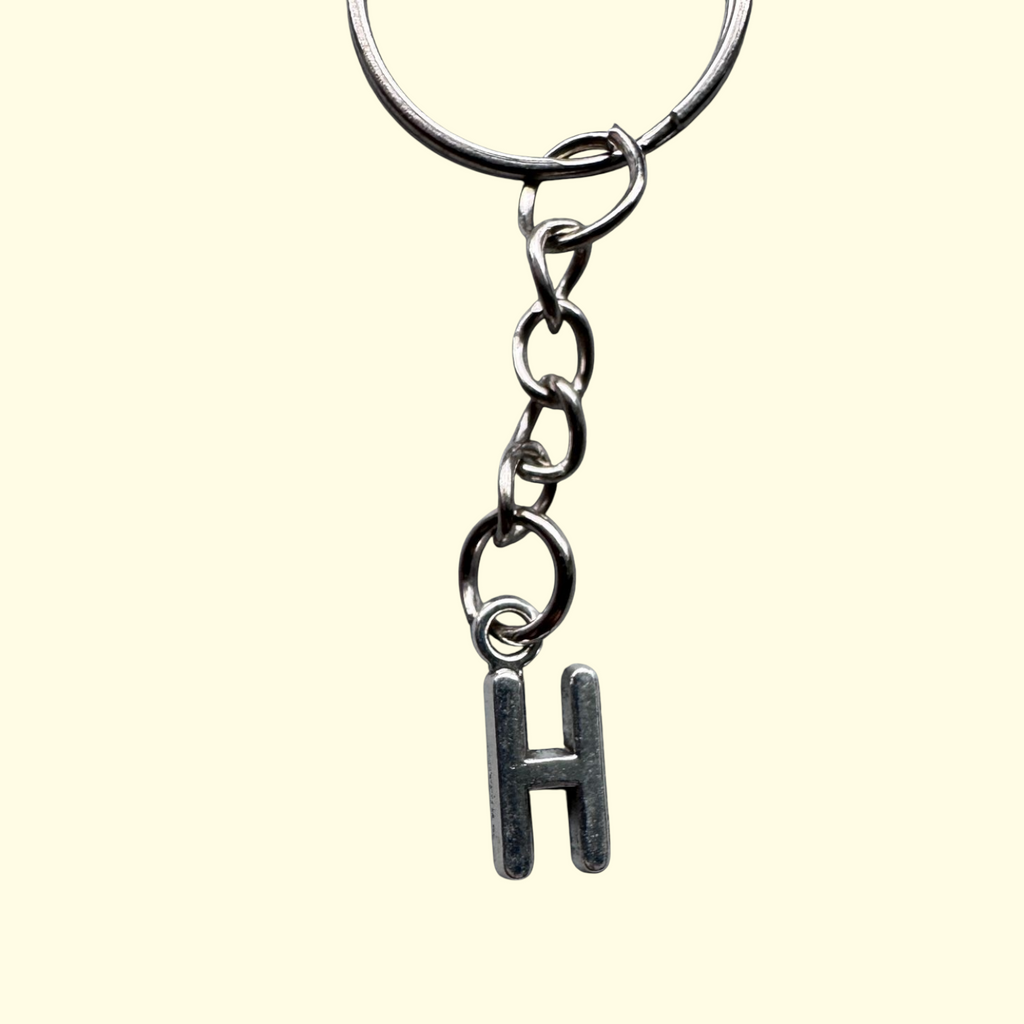 Letter H Keyring