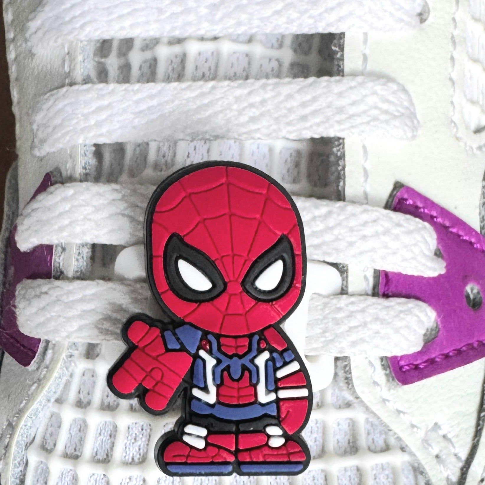 Charm Tag White Shoelace Charms