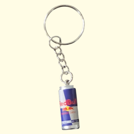Red Bull Can Keyring