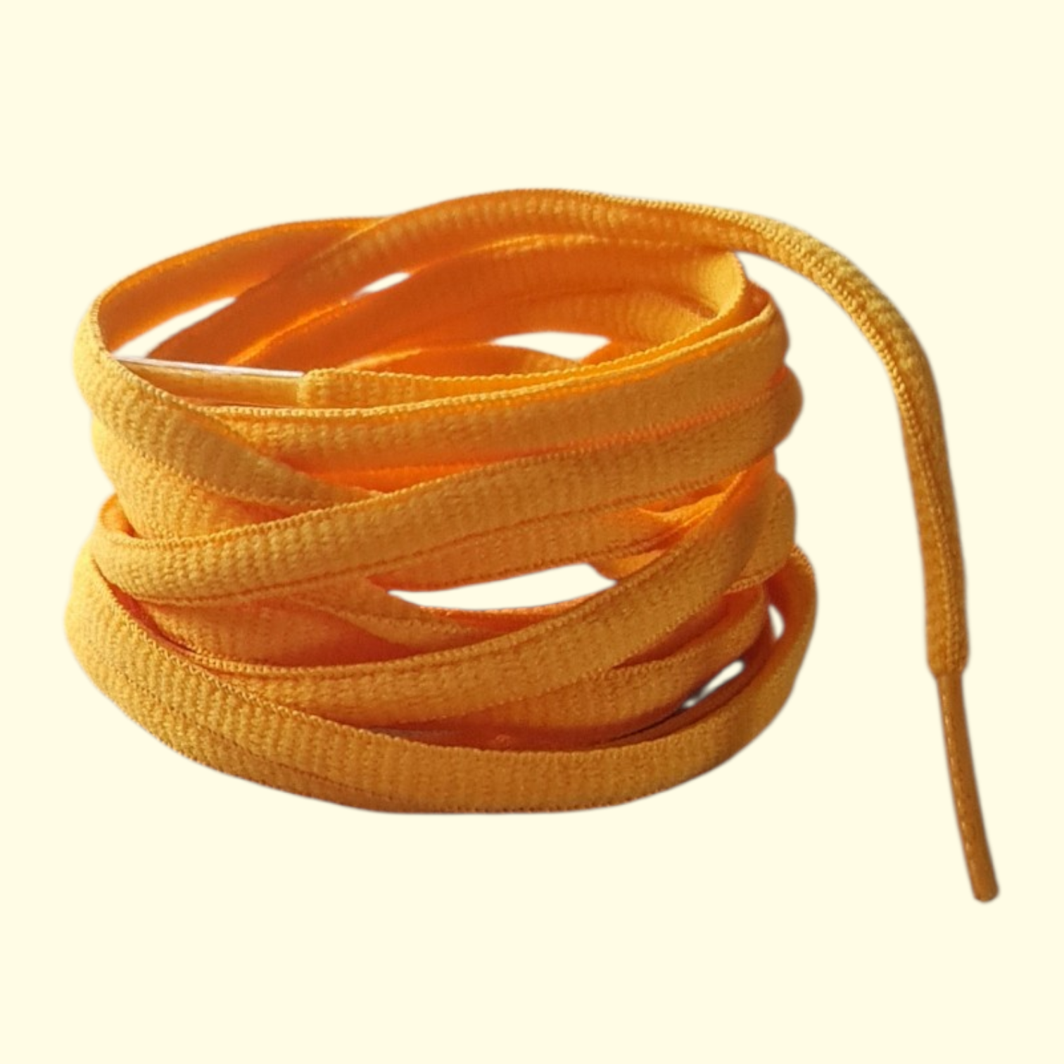 Round Shoelaces 120cm Mustard