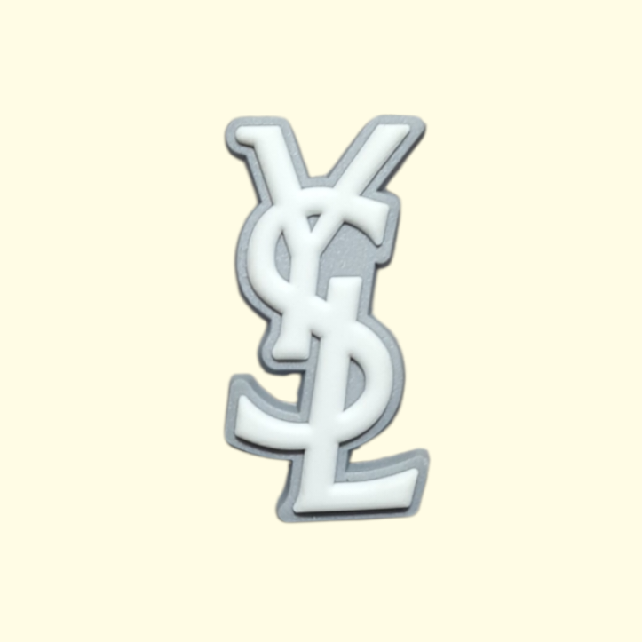 Grey Designers Crocs Charms x4