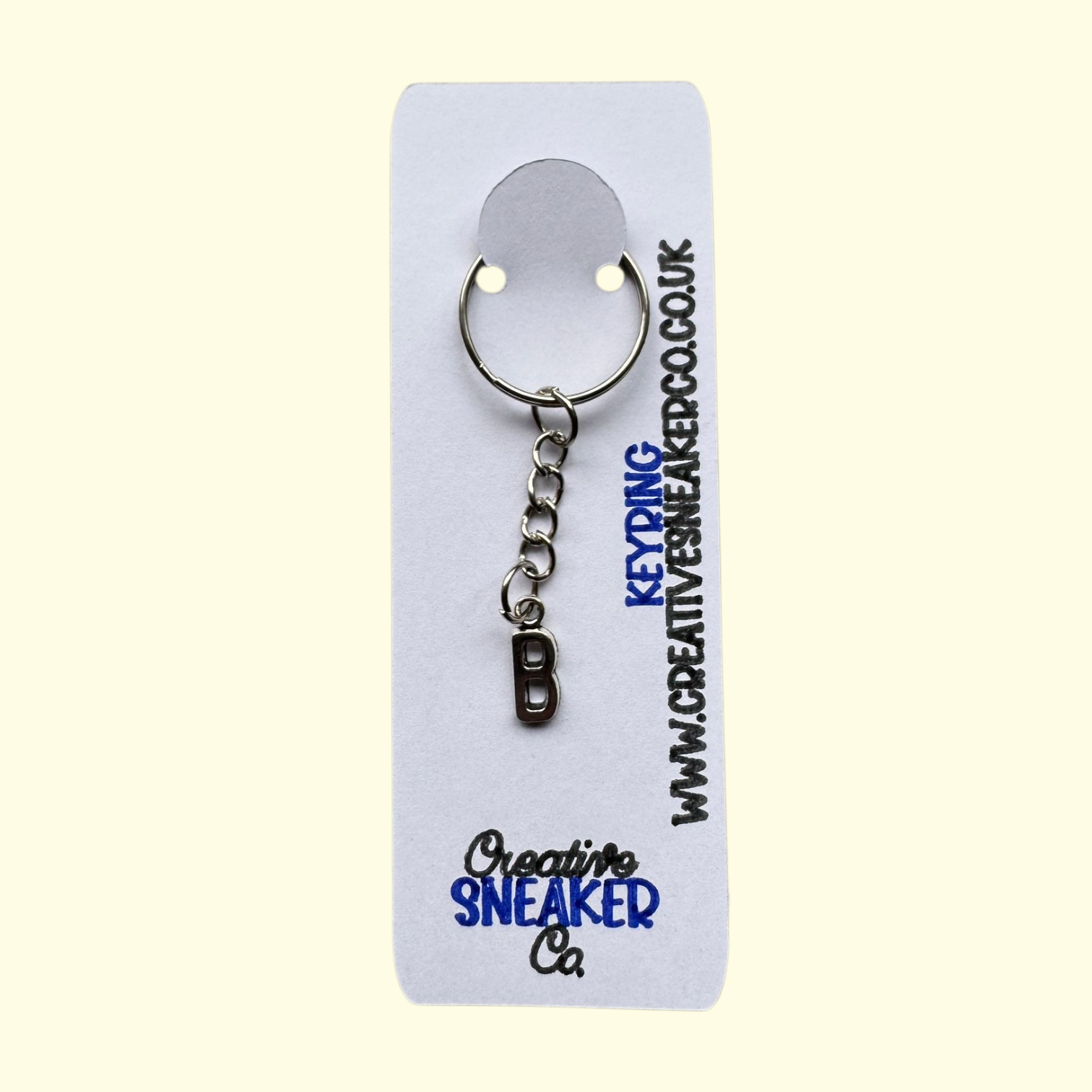Letter B Keyring