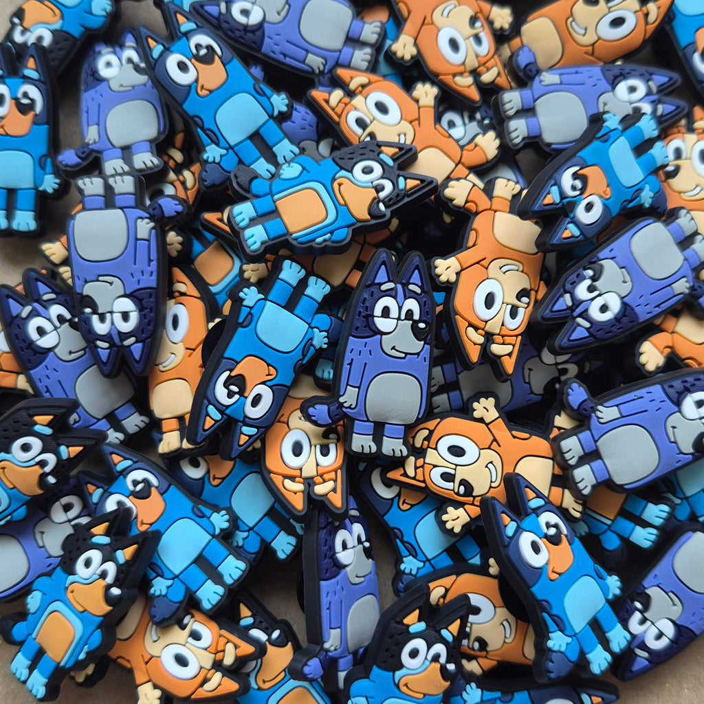 Bluey Crocs Charms x4