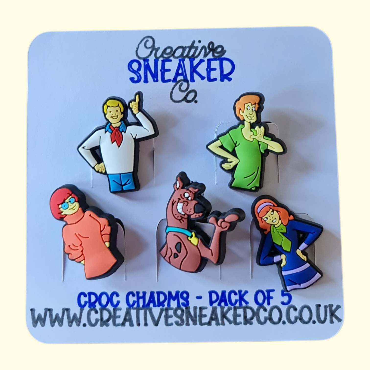 Scooby Doo Crocs Charms x5