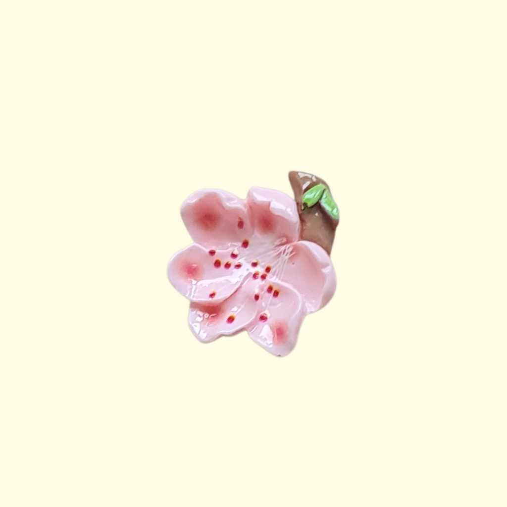 Pink Flower Crocs Charms x4