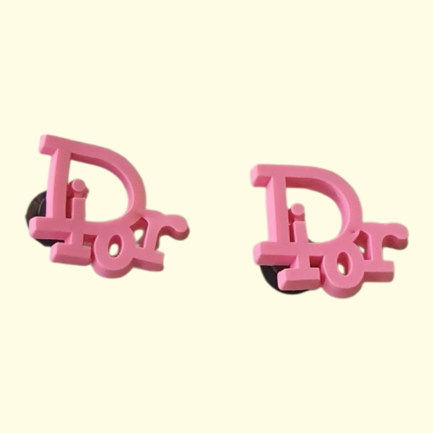 Designers Pink Crocs Charms x2