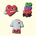 Comme Des Garçons Crocs Charms x3