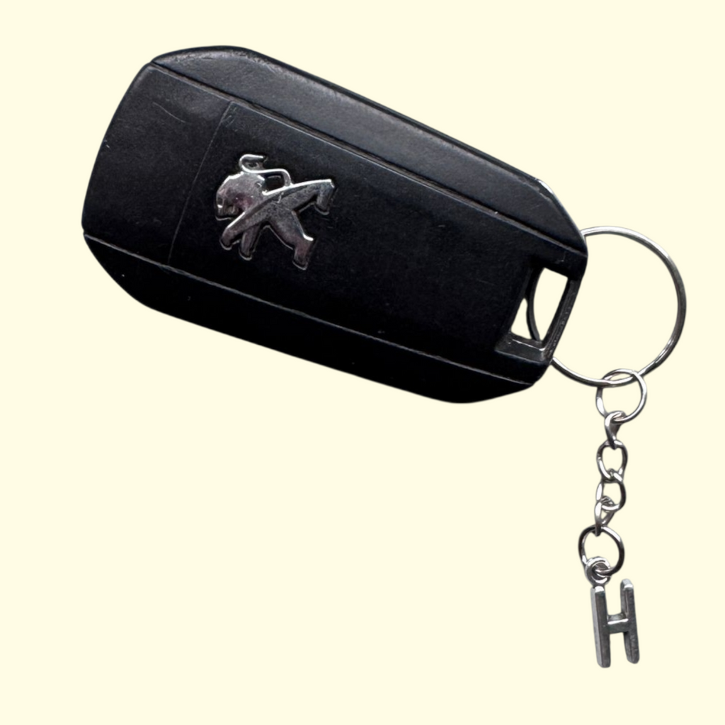Letter H Keyring