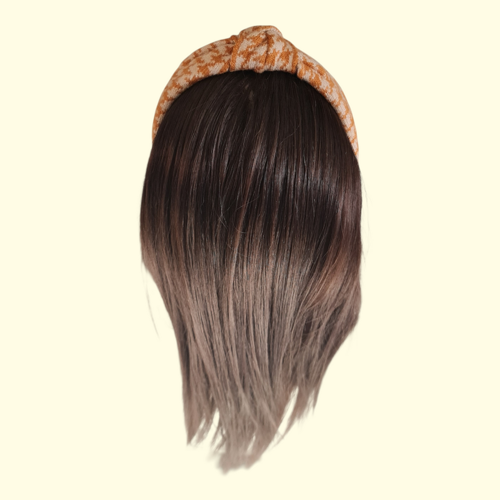 Wide Knot Brown Headband