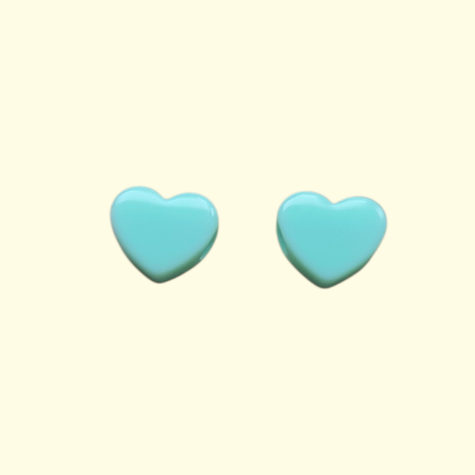 Heart Mint Shoelace Charms