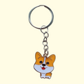 Dog Corgi Keyring