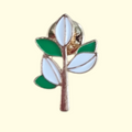 Tulip Stem Pin Badge