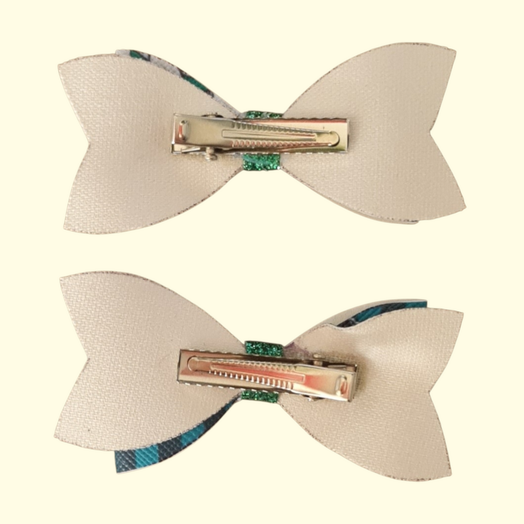 Harry Potter Slytherin Hair Bow x2