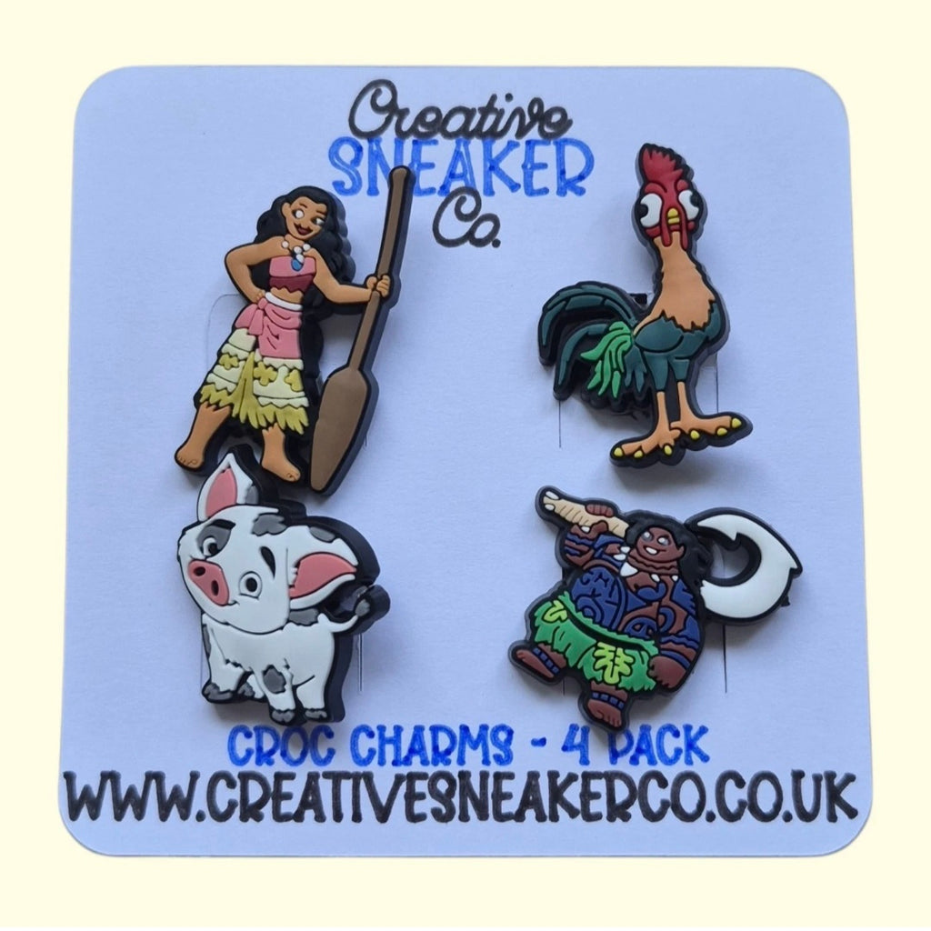 Moana Crocs Charms x4