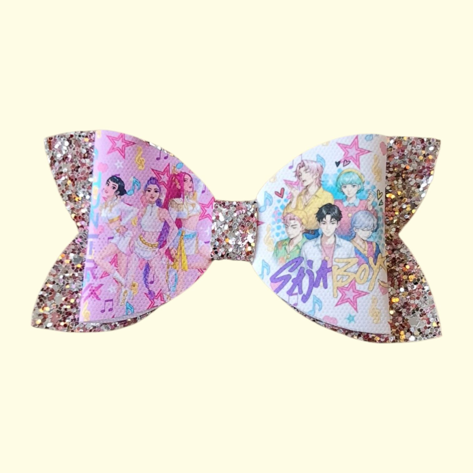 Huntrix and Saja Boys Standard Hair Bow