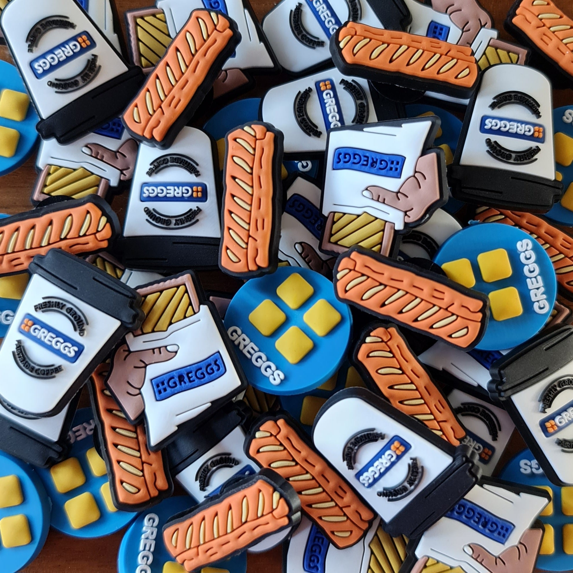 Gregg's Crocs Charms x4