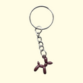 Balloon Dog Brown Keyring