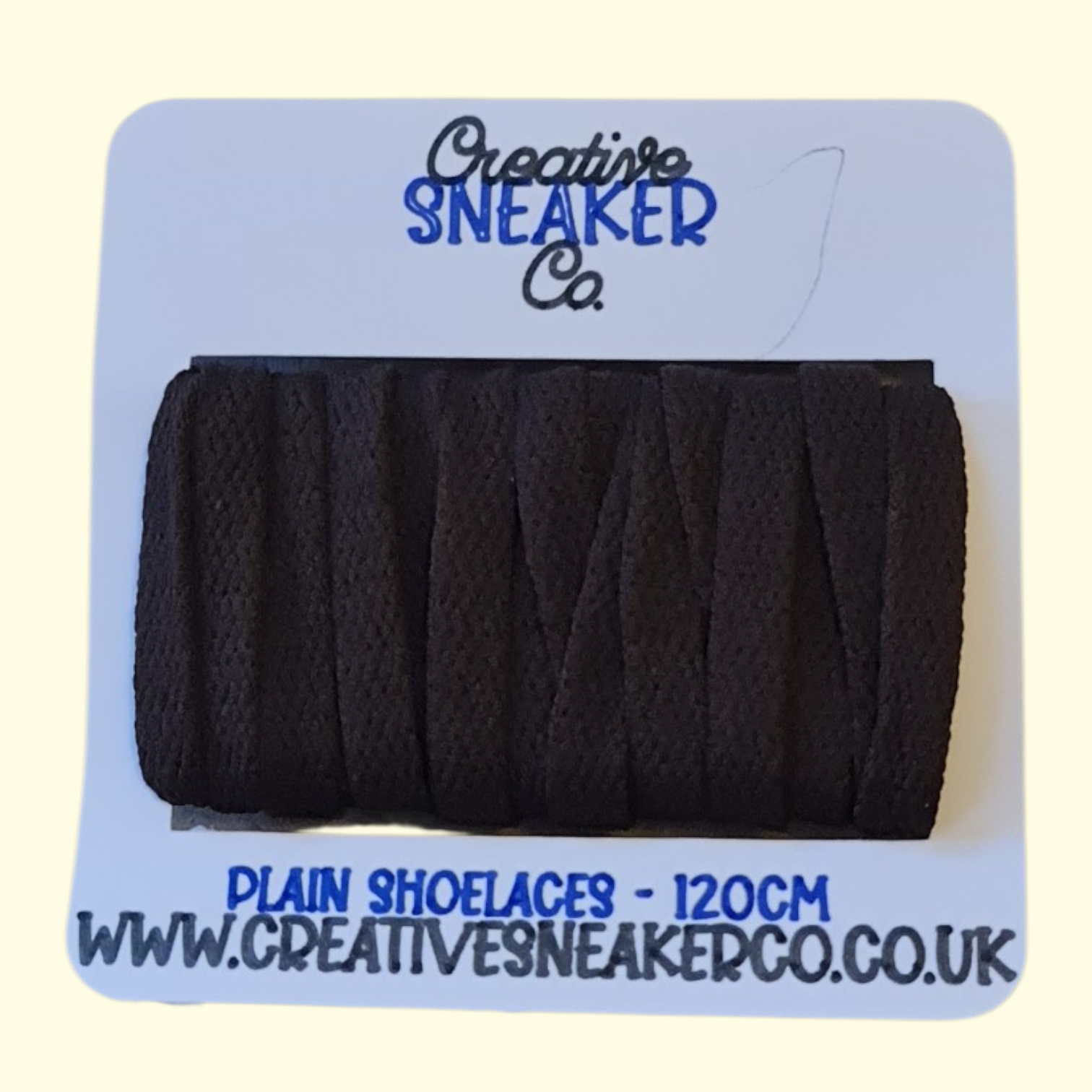 Flat Shoelaces 120cm Dark Brown