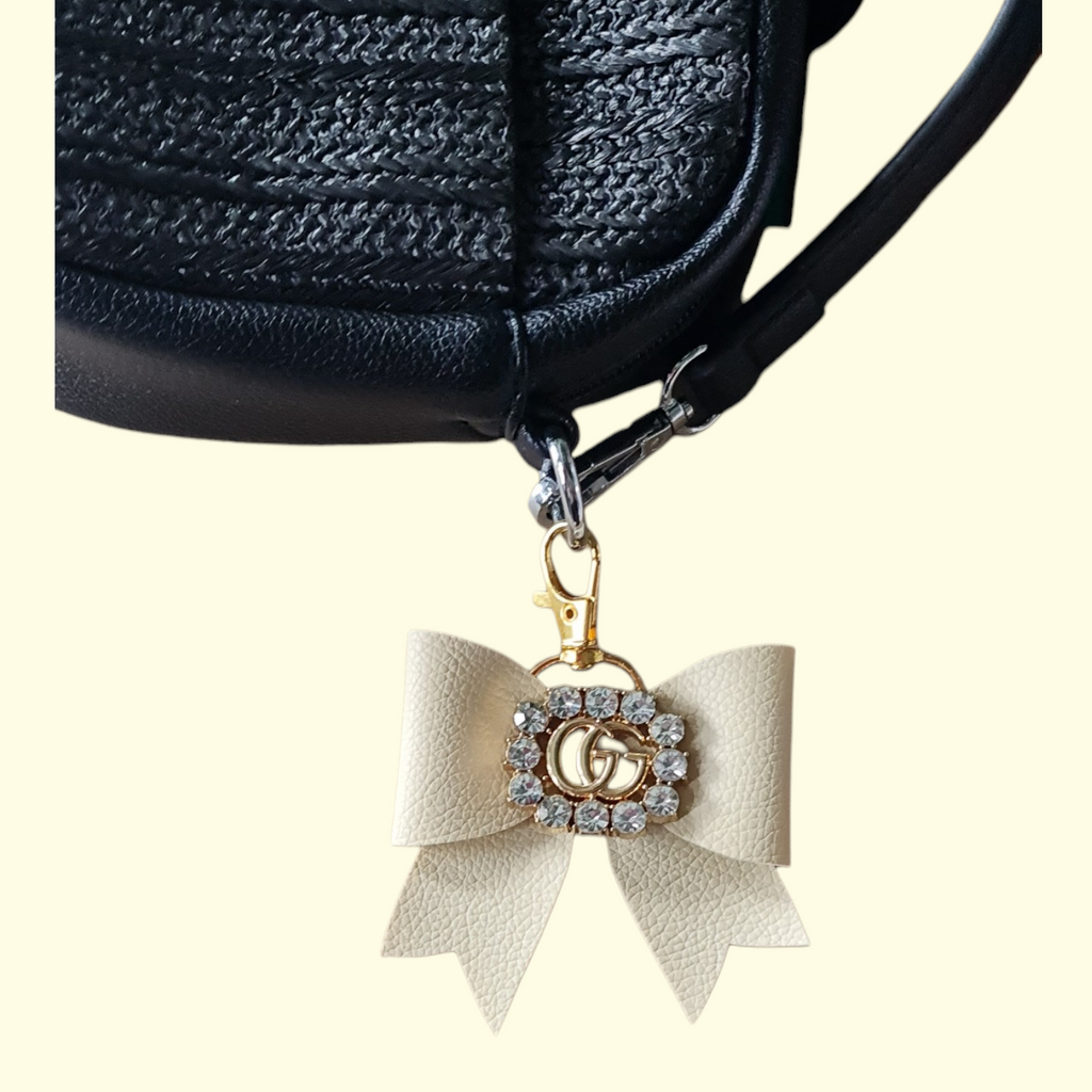 Cream Gold Gucci Bag Charm