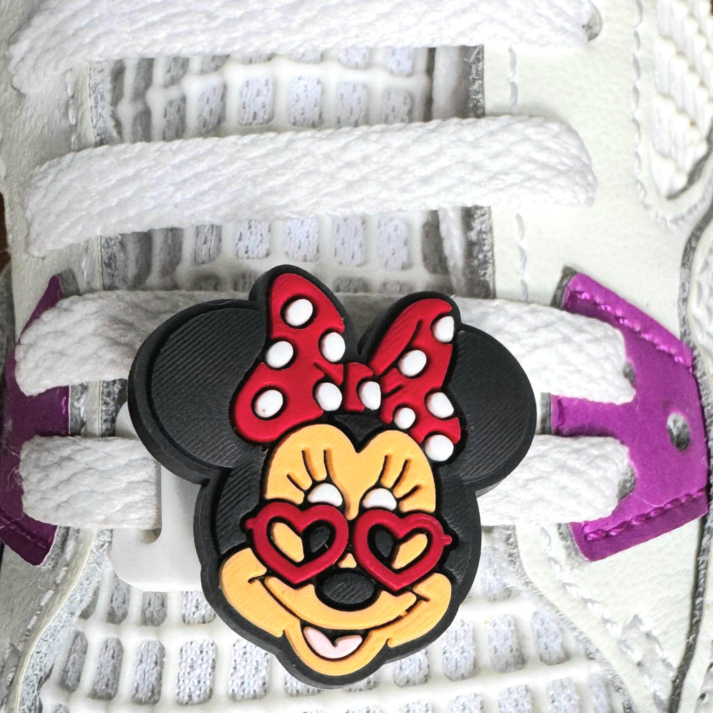 Charm Tag White Shoelace Charms