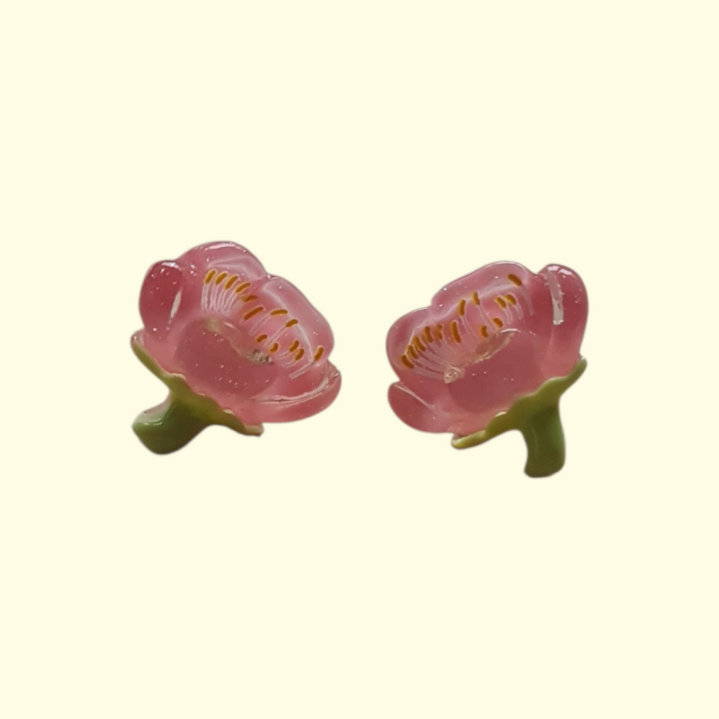 Flower Pink Shoelace Charms