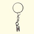 Letter H Keyring