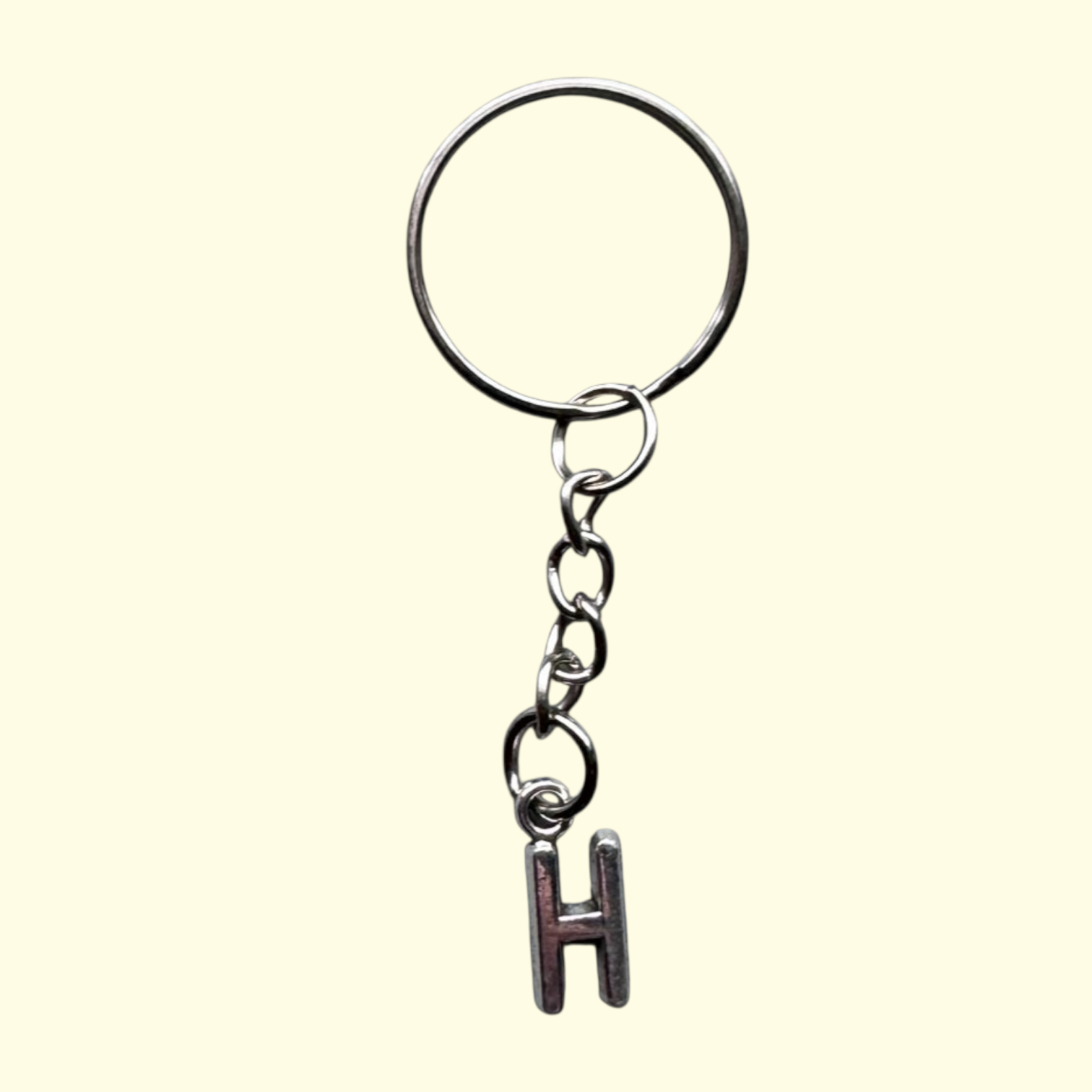 Letter H Keyring