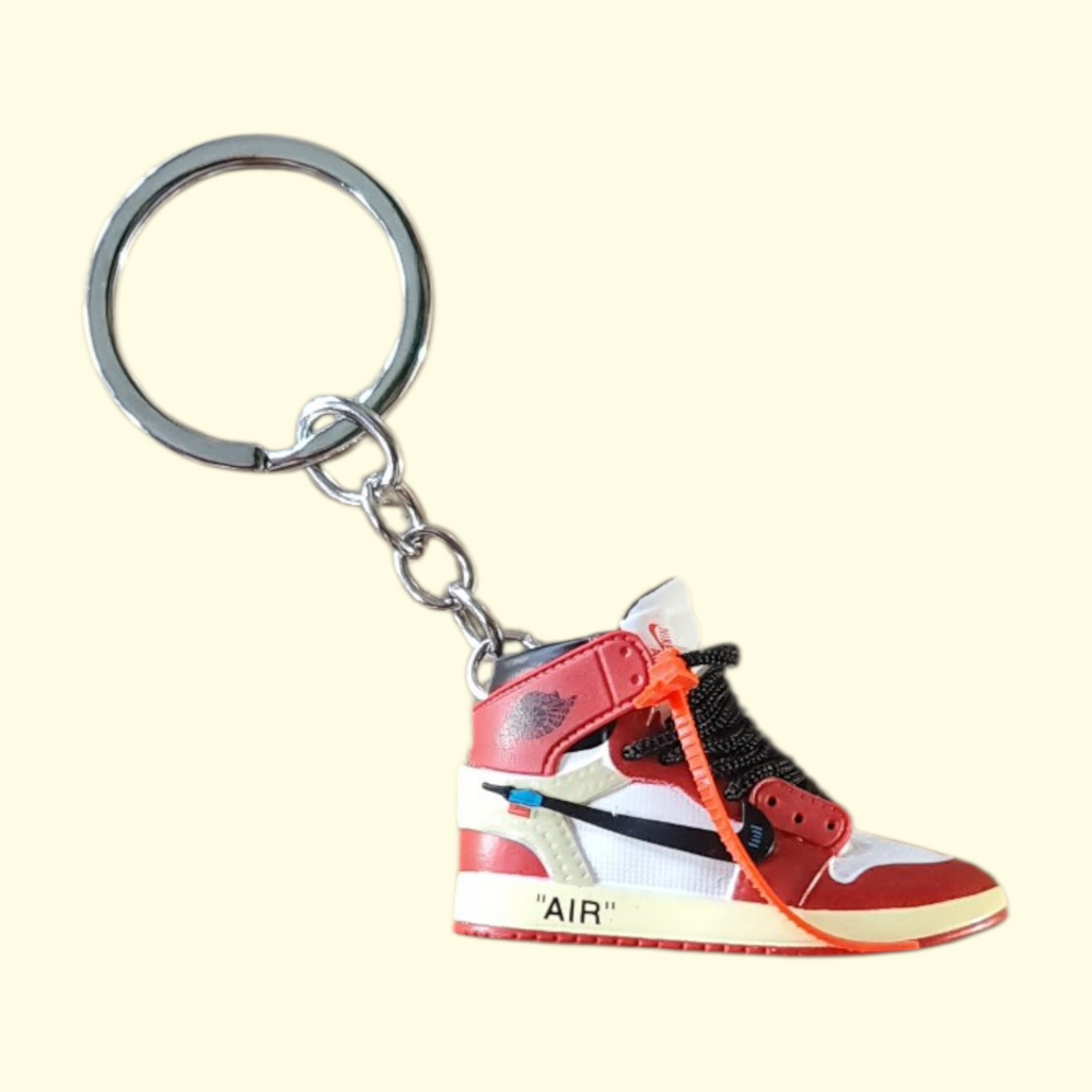 Jordan 1 Off White Trainer Keyring