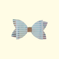 Irridescent Stripe Hair Bow