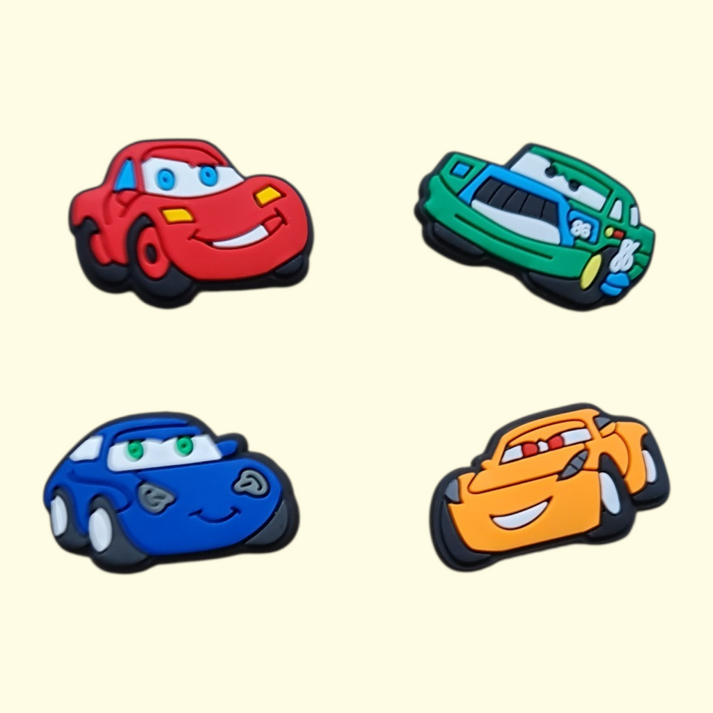 Cars Crocs Charms x4