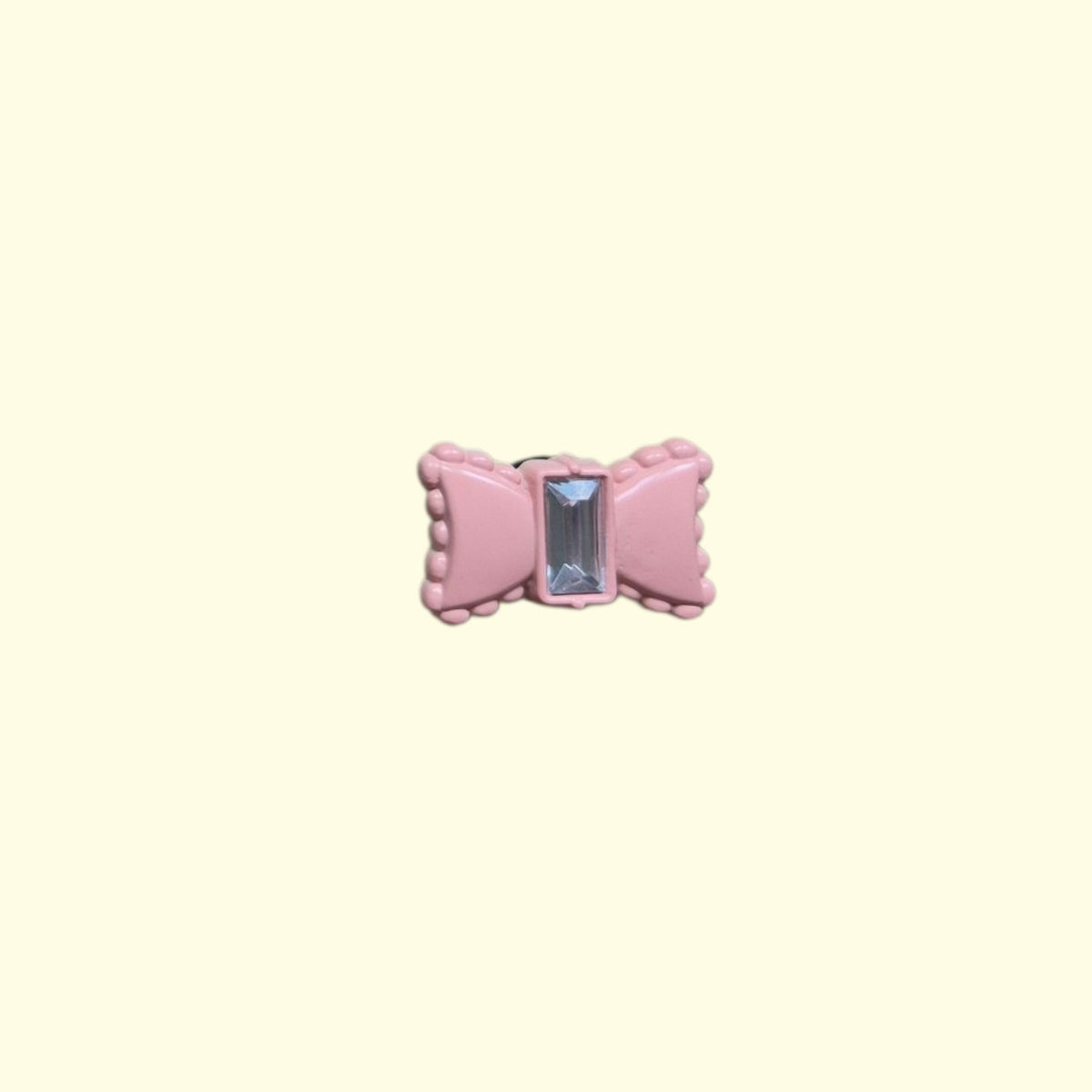 Pink Bow Bling Crocs Charms x4