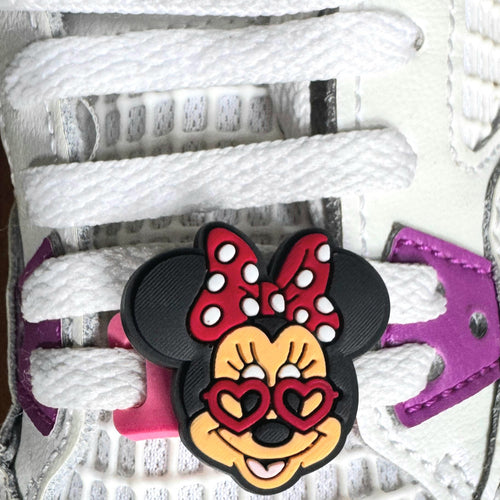 Charm Tag Pink Shoelace Charms
