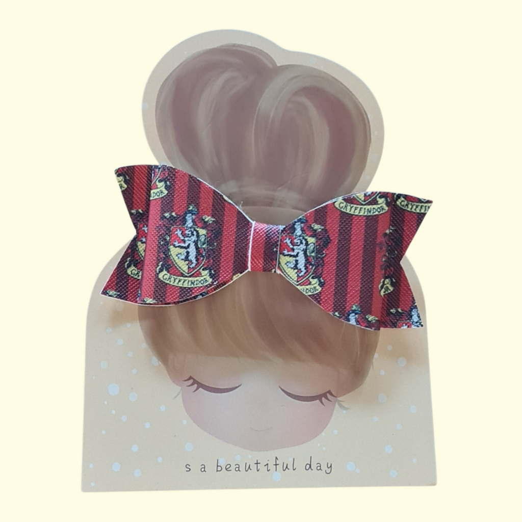 Harry Potter Gryffindor Badge Hair Bow