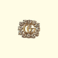 Gold Bling Designer Gucci Crocs Charms x1