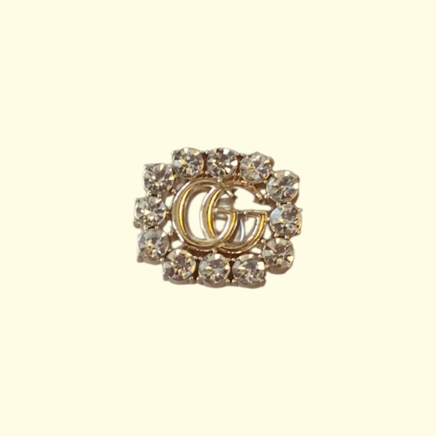 Gold Bling Designer Gucci Crocs Charms x1