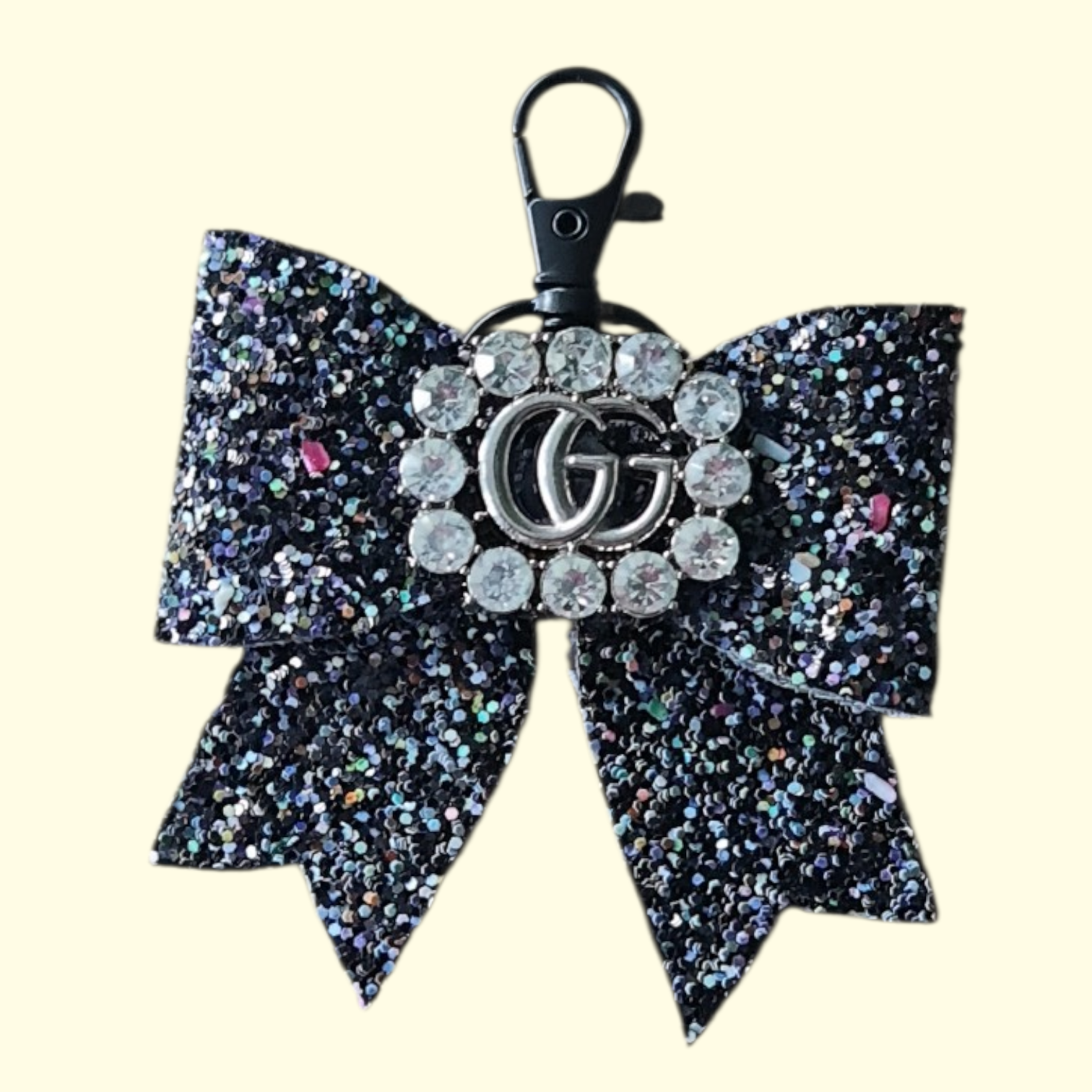 Black Silver Silver Gucci Bag Charm