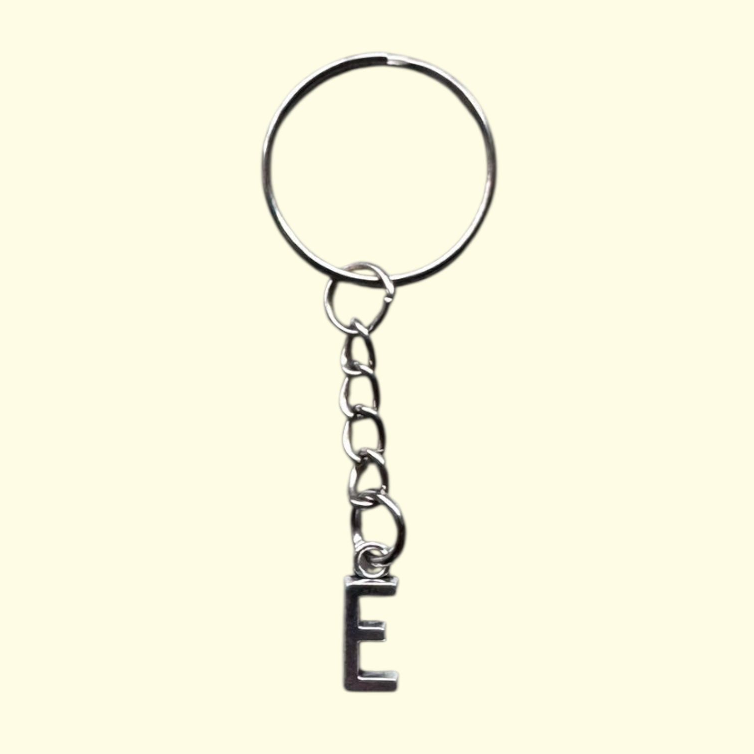 Letter E Keyring