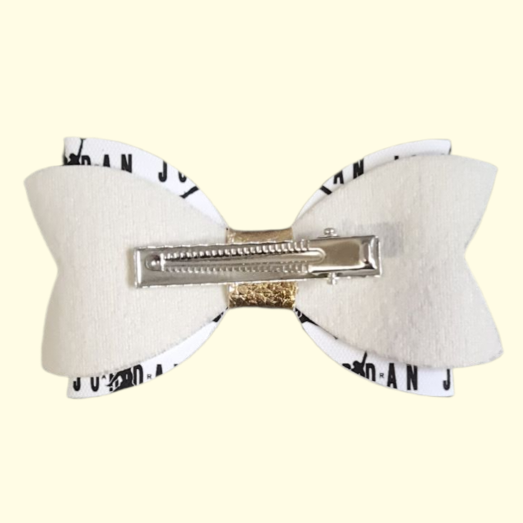 Jumpman Gold Hair Bow