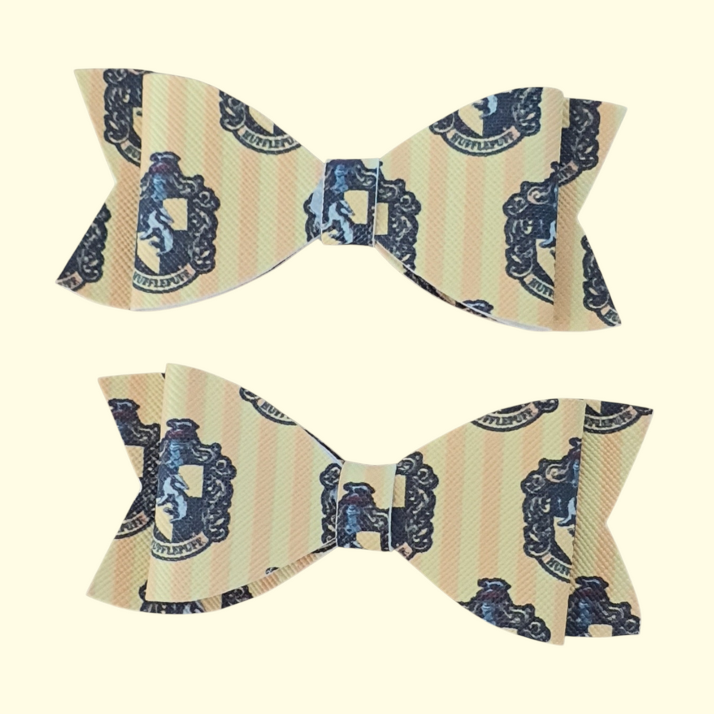 Harry Potter Hufflepuff Hair Bow x2