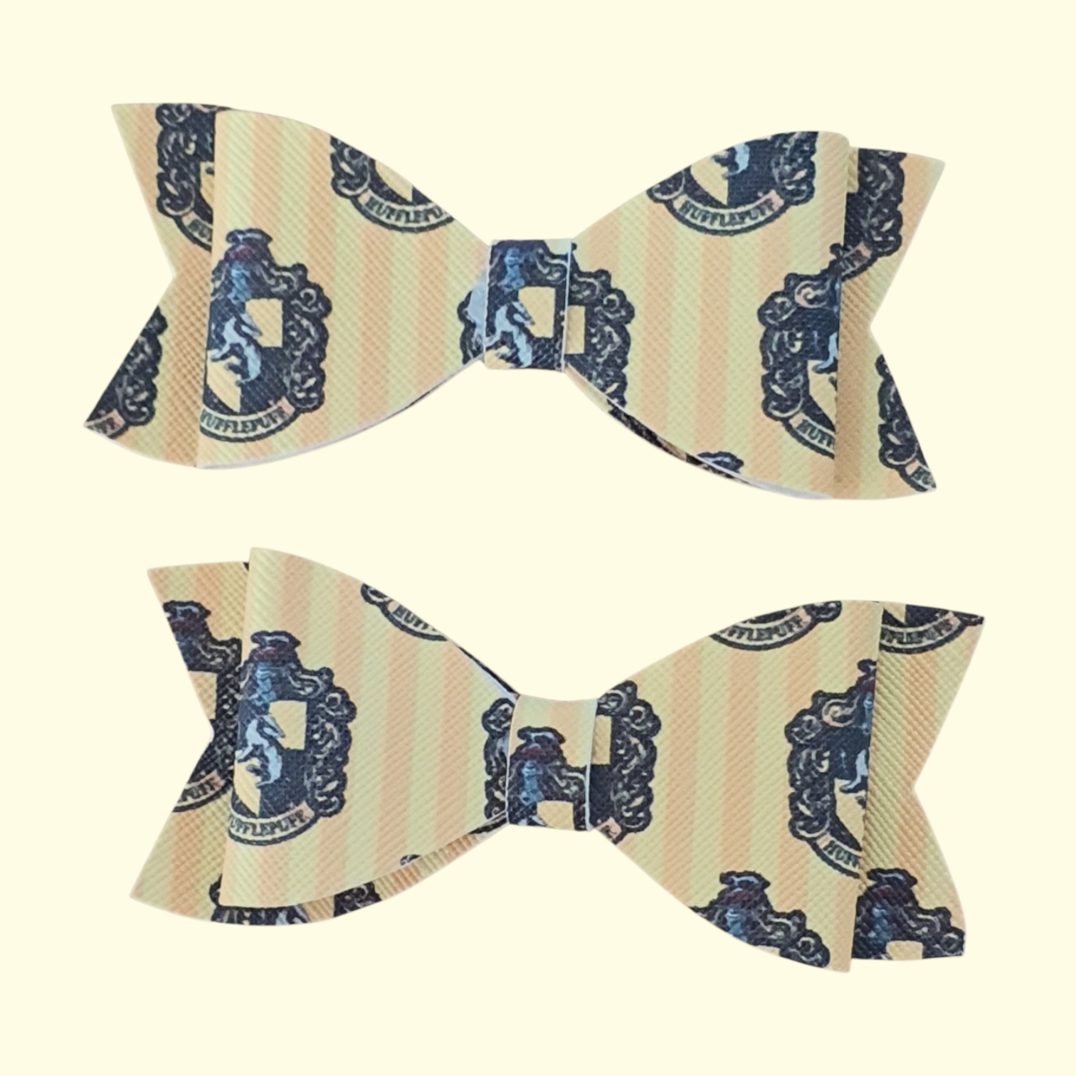 Harry Potter Hufflepuff Hair Bow x2