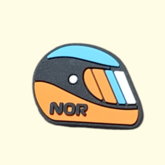 Formula 1 Norris Crocs Charms x4