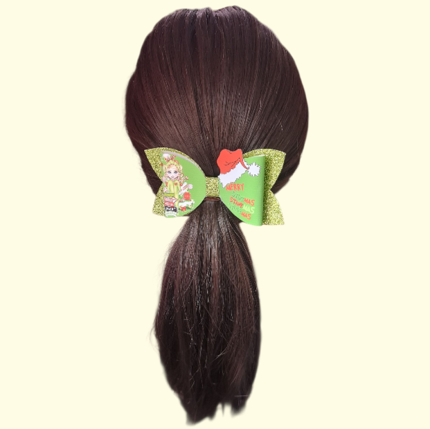 The Grinch Blonde Standard Hair Bow