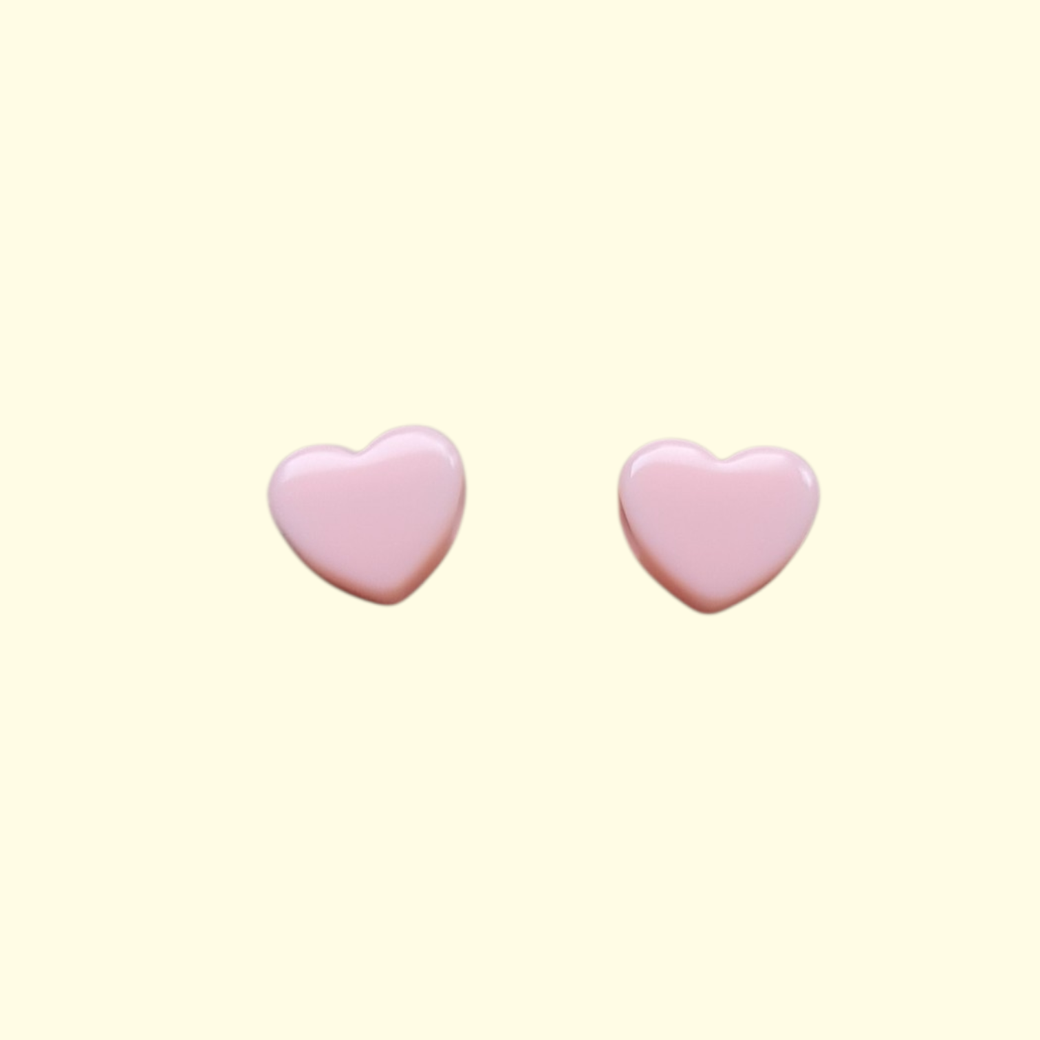 Heart Peach Shoelace Charms