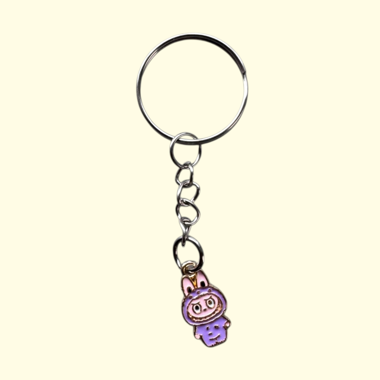 Labubu Body Purple Keyring