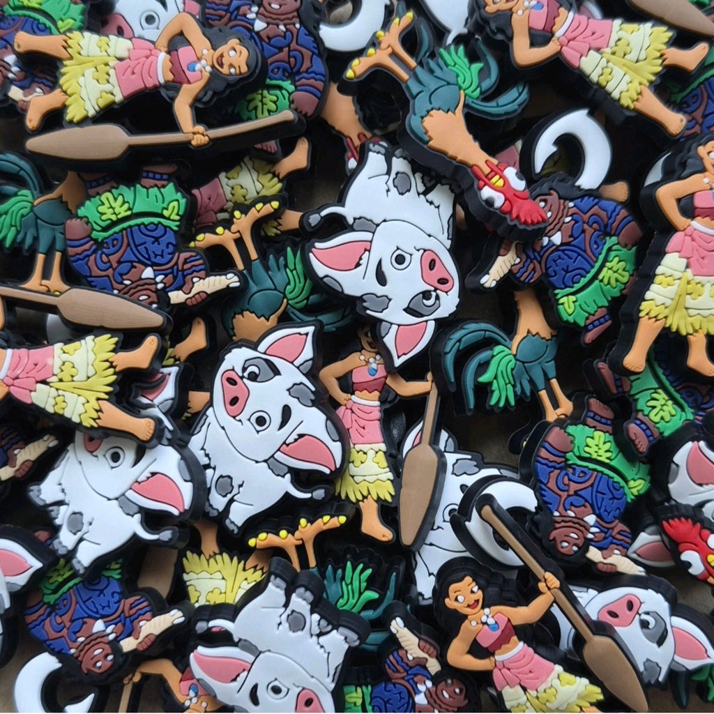 Moana Crocs Charms x4